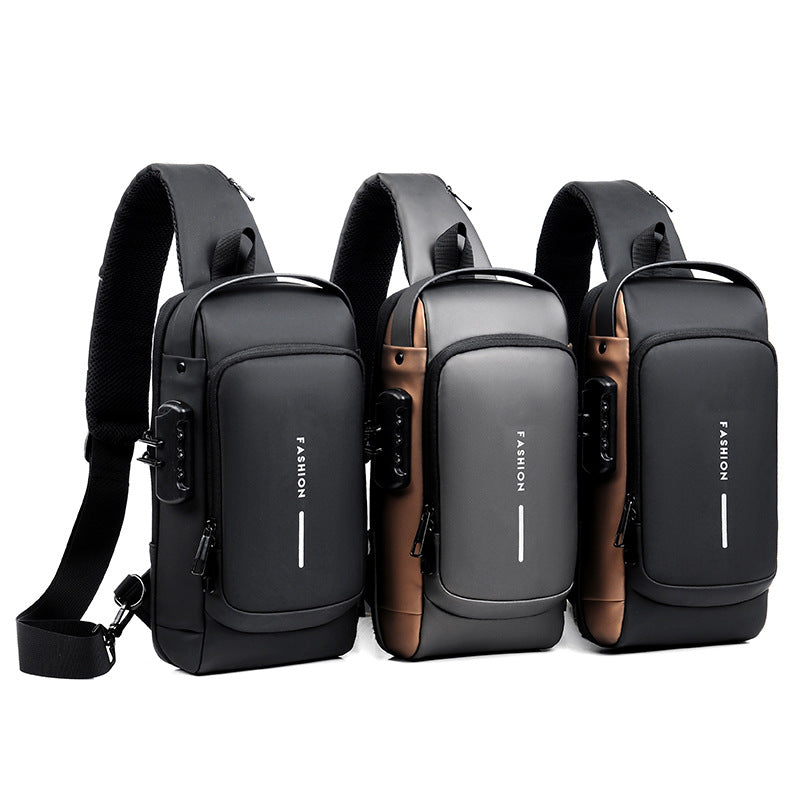 Outdoorly - Wiederaufladbare Brusttasche @Anti-Diebstahl