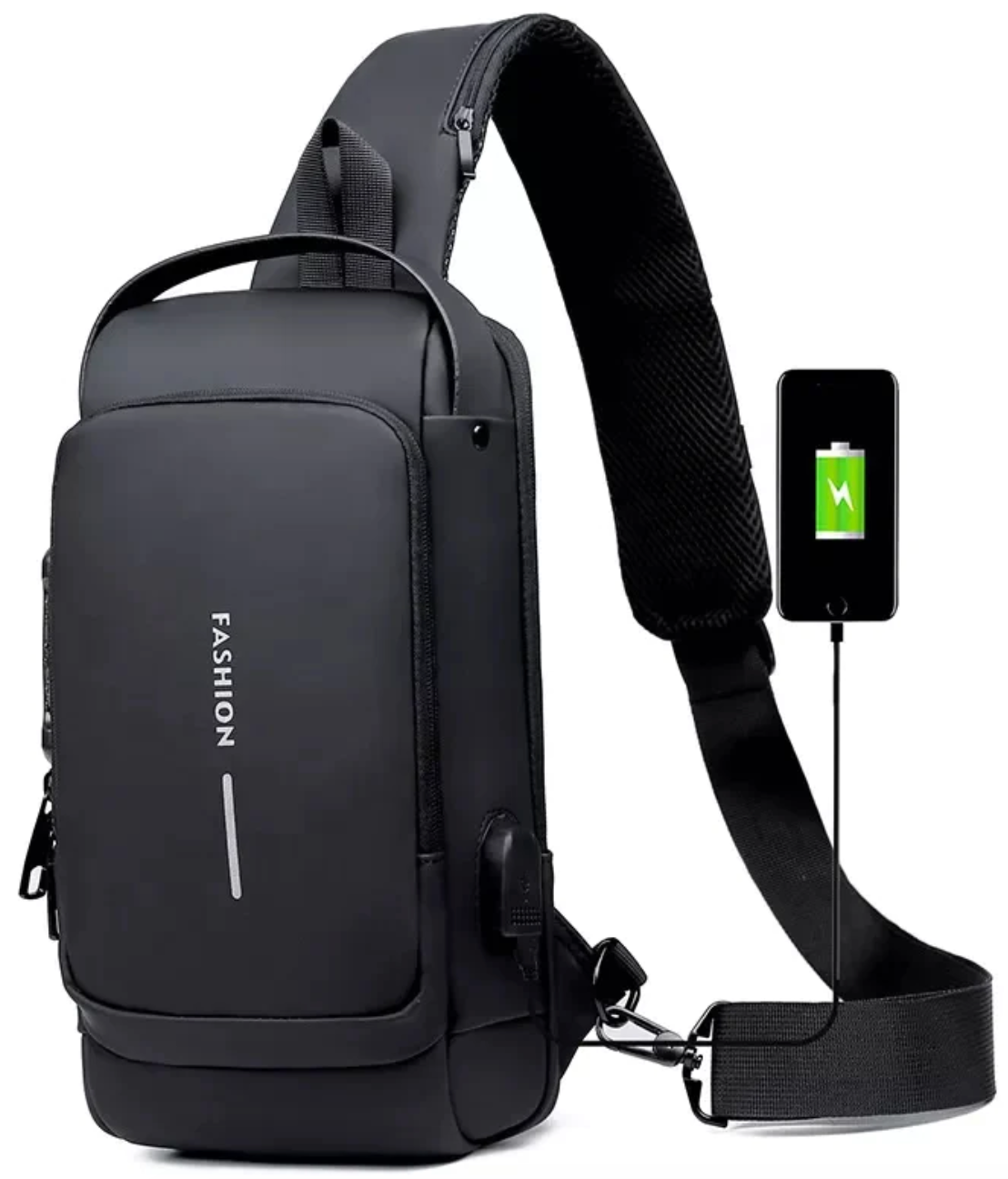 Outdoorly - Wiederaufladbare Brusttasche @Anti-Diebstahl