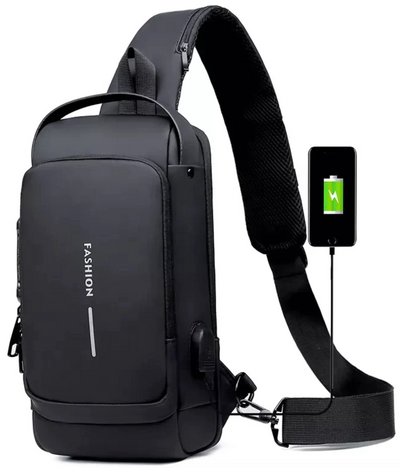 Outdoorly - Wiederaufladbare Brusttasche @Anti-Diebstahl