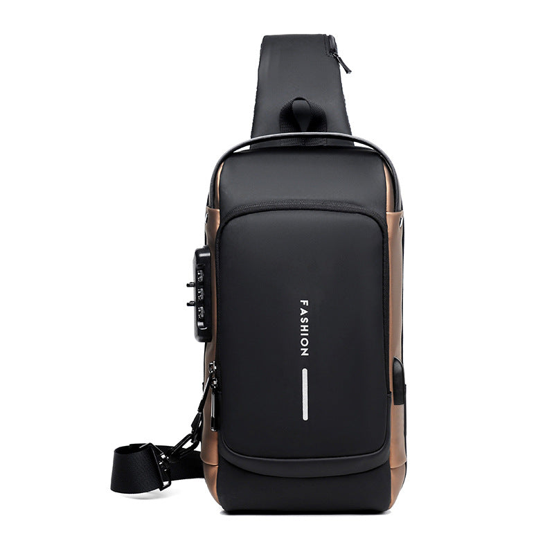Outdoorly - Wiederaufladbare Brusttasche @Anti-Diebstahl