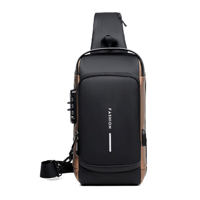 Outdoorly - Wiederaufladbare Brusttasche @Anti-Diebstahl